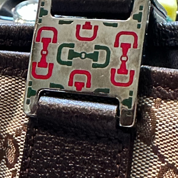 Authentic Gucci tote bag satchel with dustbag - Picture 8 of 17